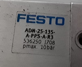 2 x Festo ADN-25-135-A-PPS-A-R3 