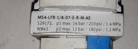 2 x Festo MS4-LFR-1/8-D7-E-R-M-AS 