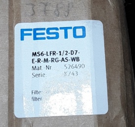 2 x Festo MS6-LFR-1/2-D7-E-R-M-RG-AS-WB 