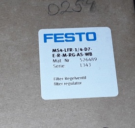 5 x Festo MS4-LFR-1/4-D7-E-R-M-RG-AS-WB 