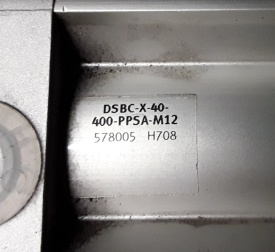 2 x Festo DSBC-X-40-400-PPSA-M12 