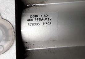 2 x Festo DSBC-X-40-400-PPSA-M12 