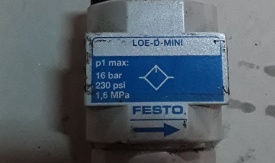 2 x Festo olievernevelaar LOE-D-MINI