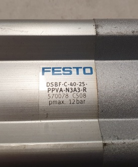 2 x Festo DSBF-C-40-25-PPVA-N3A3-R 