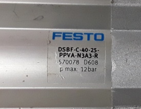 2 x Festo DSBF-C-40-25-PPVA-N3A3-R 