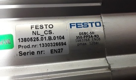 7 x Festo DSBC-50-350-PPSA-N3 