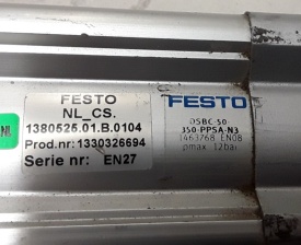 7 x Festo DSBC-50-350-PPSA-N3 