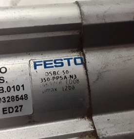 7 x Festo DSBC-50-350-PPSA-N3 