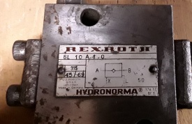 Hydrauliek blok Rexroth SL 10 A.1.0