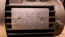 4 x Elektromotor 1.5 kw, 2.820 rpm 220-230 volt 