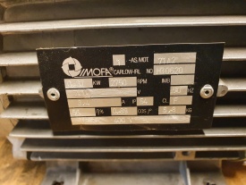 Elektromotor 0.37 kw, 2.750 rpm 220 volt 