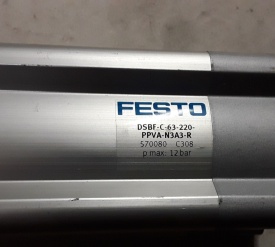 2 x Festo DSBF-C-63-220-PPVA-N3A3-R 