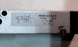 4 x Festo magneetventiel MEBH-5/2-5,0-B 