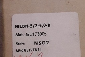 4 x Festo magneetventiel MEBH-5/2-5,0-B 