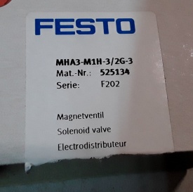 7 x Festo magneetventiel MHA3-M1H-3/2G-3 