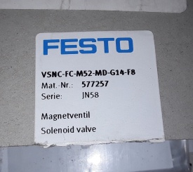 2 x Festo magneetventiel VSNC-FC-M52-MD-G14-F8 