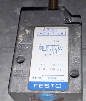 13 x Festo 3/2 magneetventiel MFH-3-1/8 