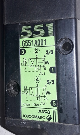 2 x Asco magneetventiel G551A001 ( MS) 