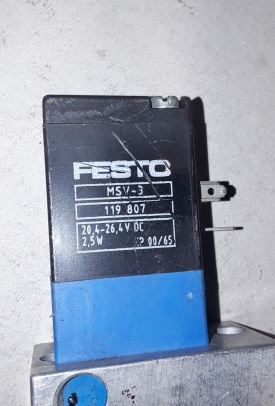 2 x Festo magneetventiel MVH-5/3-E-1/4-B 