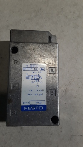 2 x Festo 5/2 magneetventiel MFH-5-1/4