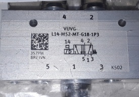 Festo magneetventiel VUVG-L14-M52-MT-Q6-1R8L 