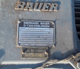 Reductor Bauer 22 kw, 46 rpm !