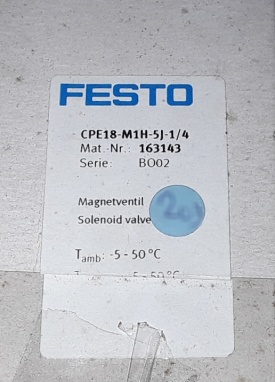 12 x Festo magneetventiel CPE18-M1H-5J-1/4 