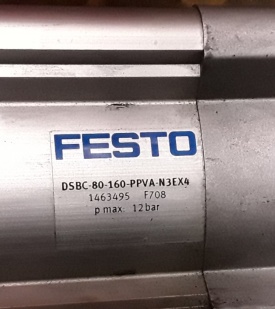 2 x Festo DSBC-80-160-PPVA-N3EX4 