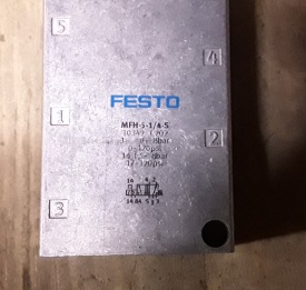 7 x Festo 5/2 magneetventiel MFH-5-1/4-S 