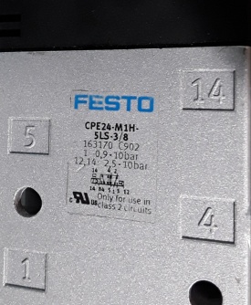 2 x Festo magneetventiel CPE24-M1H-5LS-3/8 