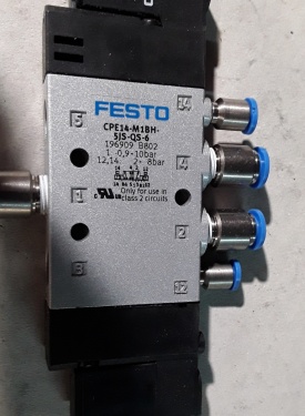 2 x Festo magneetventiel CPE14-M1BH-5JS-QS-6 