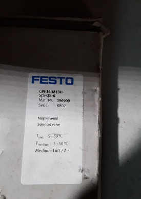 2 x Festo magneetventiel CPE14-M1BH-5JS-QS-6 