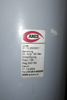 4 x Ares ACS 125 Gec (diam = 125) (slag = 240/160)