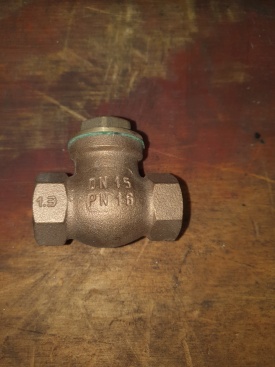 6 x Terugslagklep 1/2" BI-BI 