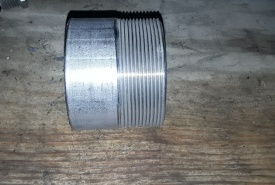 2 x Lasnippel RVS 21/2" HF 