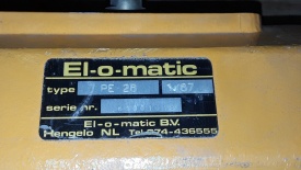 El-o-matic vlinderklep met actuator DN150 PN10/16 
