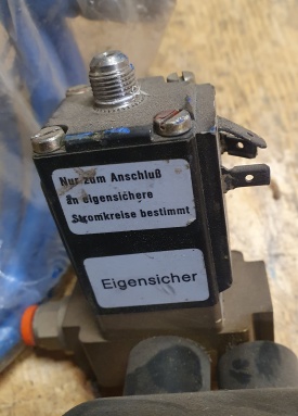 Klepafsluiter Burkert PN10 DN25 1.4581