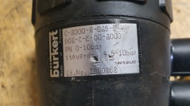 Klepafsluiter Burkert PN10 DN25 1.4581