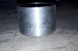 Sok RVS 11/2" 316L K B2 