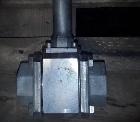 Kogelafsluiter met actuator DN25