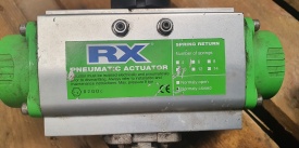 17 x Kogelafsluiter met actuator RX PN63 DN25 