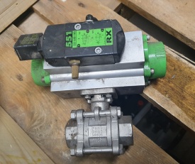 17 x Kogelafsluiter met actuator RX PN63 DN25 